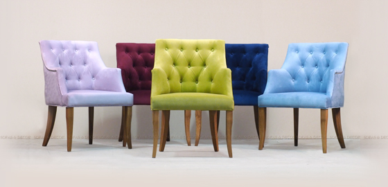 Стулья с подлокотниками SD-618 по проекту Sofas&Decor